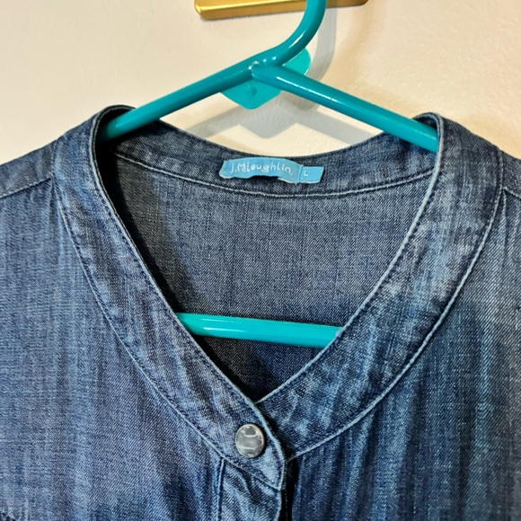 J. McLaughlin Tops - J. McLaughlin Denim Shirt Women’s Size Large